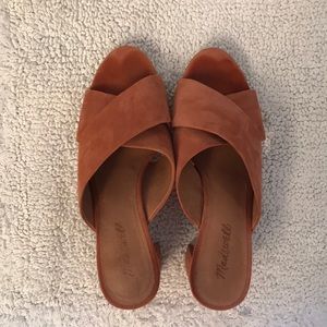 Madewell The Greer Mule Crisscross Sandals